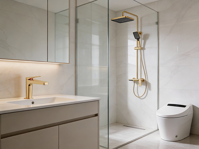 Modern bathroom faucet design trends 2024