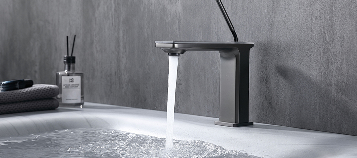 Hotel bathroom with Castel Spain faucets